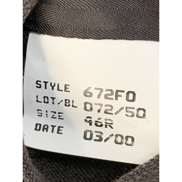 Rare Vintage Y2K Bill Blass Mens Trench Coat 48R Wool Single Breast Zip Away - Picture 3 of 16